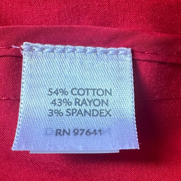 J Jill Red Button Front Jacket Sz M - Picture 7 of 7